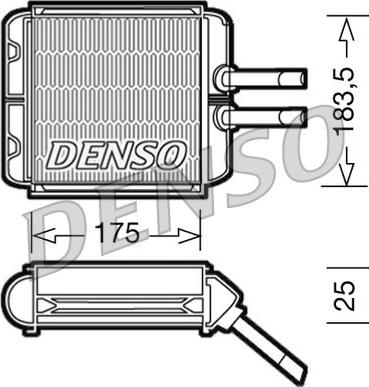 Denso DRR08001 - Siltummainis, Salona apsilde ps1.lv