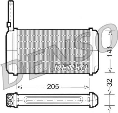 Denso DRR10002 - Siltummainis, Salona apsilde ps1.lv