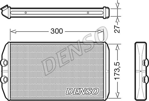 Denso DRR12008 - Siltummainis, Salona apsilde ps1.lv