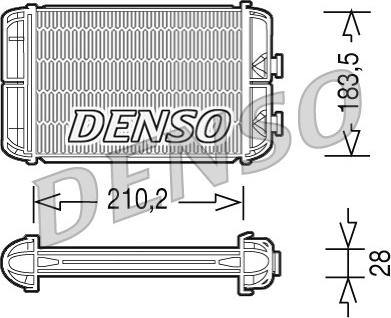 Denso DRR20004 - Siltummainis, Salona apsilde ps1.lv