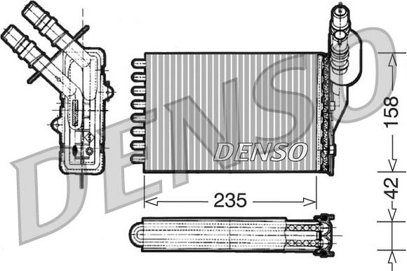 Denso DRR23001 - Siltummainis, Salona apsilde ps1.lv