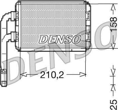 Denso DRR23016 - Siltummainis, Salona apsilde ps1.lv