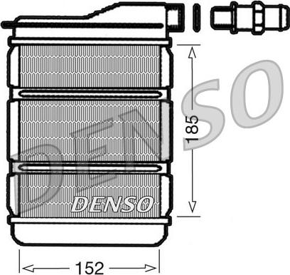 Denso DRR23011 - Siltummainis, Salona apsilde ps1.lv