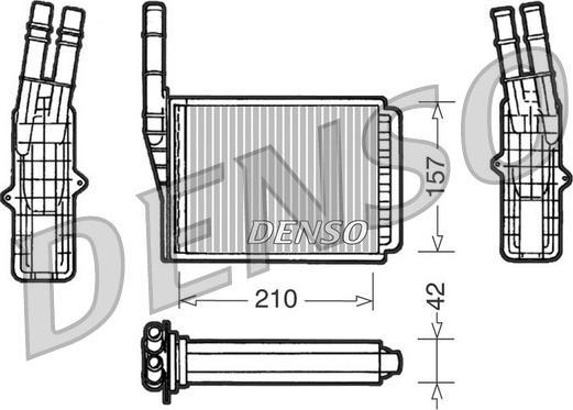 Denso DRR23013 - Siltummainis, Salona apsilde ps1.lv