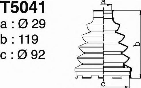 DEPA T5041 - Putekļusargs, Piedziņas vārpsta ps1.lv