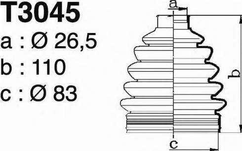 DEPA T3045 - Putekļusargs, Piedziņas vārpsta ps1.lv