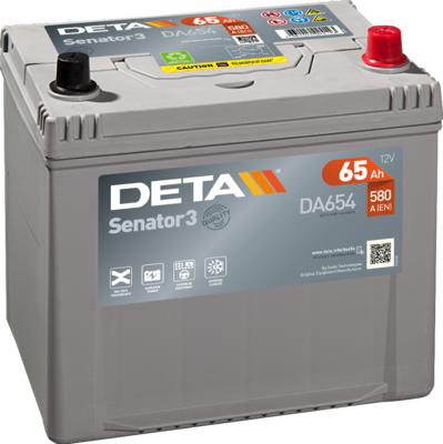 DETA DA654 - Startera akumulatoru baterija ps1.lv