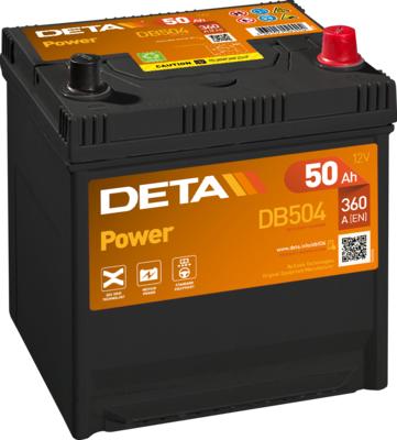 DETA DB504 - Startera akumulatoru baterija ps1.lv