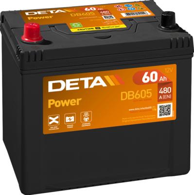 DETA DB605 - Startera akumulatoru baterija ps1.lv