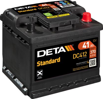 DETA DC412 - Startera akumulatoru baterija ps1.lv