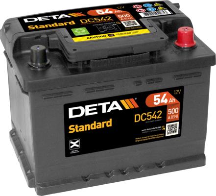 DETA DC542 - Startera akumulatoru baterija ps1.lv