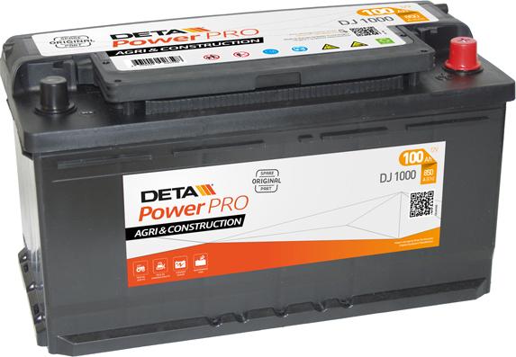 DETA DJ1000 - Startera akumulatoru baterija ps1.lv