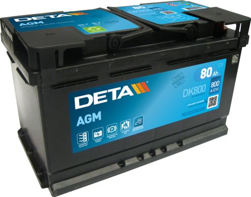 DETA DK800 - Startera akumulatoru baterija ps1.lv