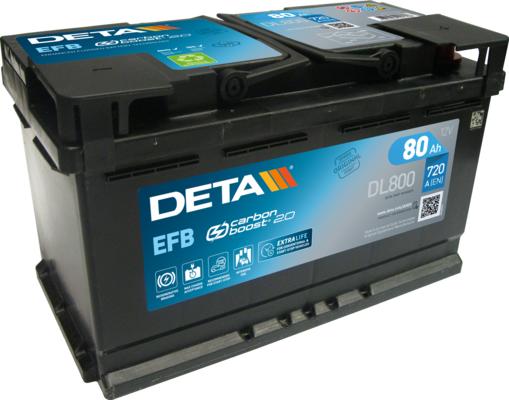 DETA DL800 - Startera akumulatoru baterija ps1.lv