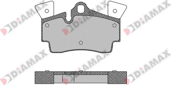 Diamax N09462 - Bremžu uzliku kompl., Disku bremzes ps1.lv