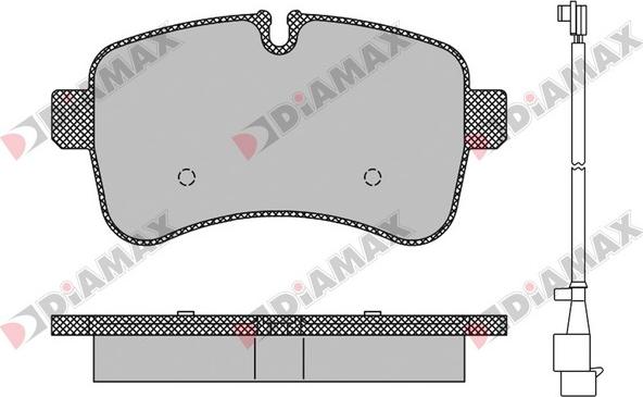 Diamax N09403A - Bremžu uzliku kompl., Disku bremzes ps1.lv