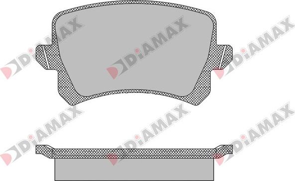 Diamax N09433 - Bremžu uzliku kompl., Disku bremzes ps1.lv