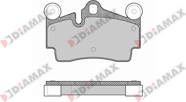 Diamax N09421 - Bremžu uzliku kompl., Disku bremzes ps1.lv