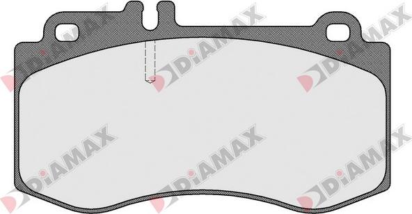 Diamax N09501 - Bremžu uzliku kompl., Disku bremzes ps1.lv