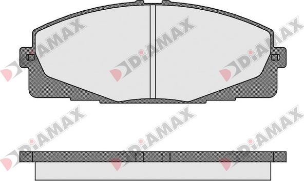 Diamax N09588 - Bremžu uzliku kompl., Disku bremzes ps1.lv