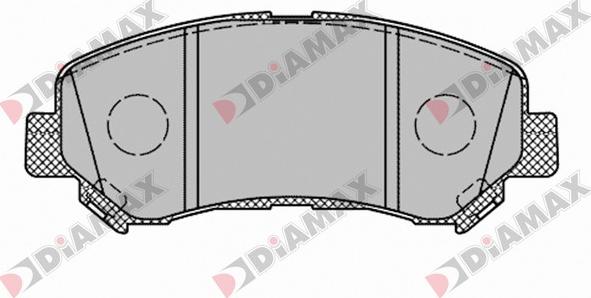 Diamax N09699 - Bremžu uzliku kompl., Disku bremzes ps1.lv