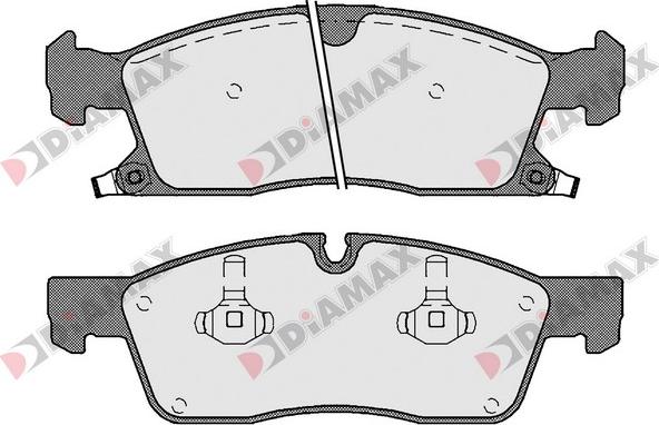 Diamax N09606 - Bremžu uzliku kompl., Disku bremzes ps1.lv