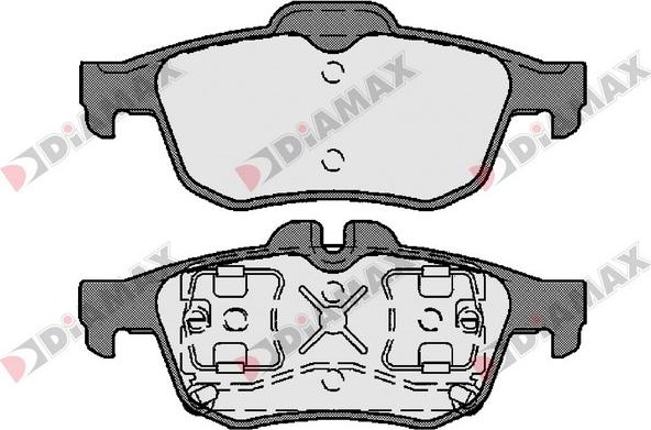 Diamax N09613 - Bremžu uzliku kompl., Disku bremzes ps1.lv