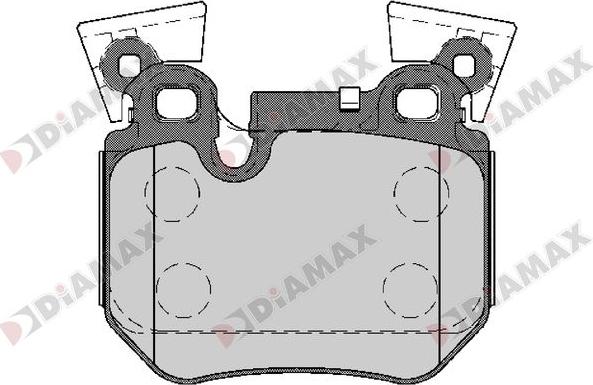 Diamax N09680 - Bremžu uzliku kompl., Disku bremzes ps1.lv