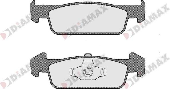 Diamax N09682 - Bremžu uzliku kompl., Disku bremzes ps1.lv