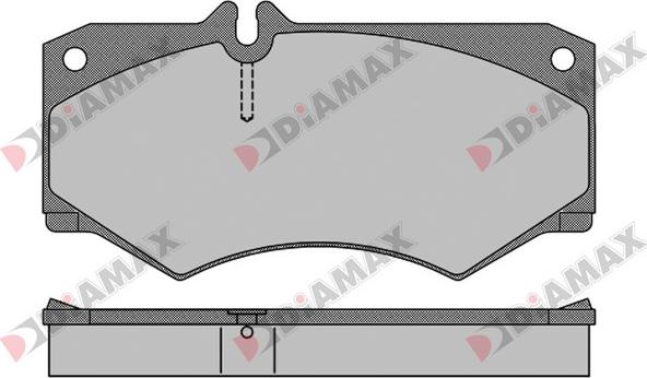 Diamax N09633 - Bremžu uzliku kompl., Disku bremzes ps1.lv