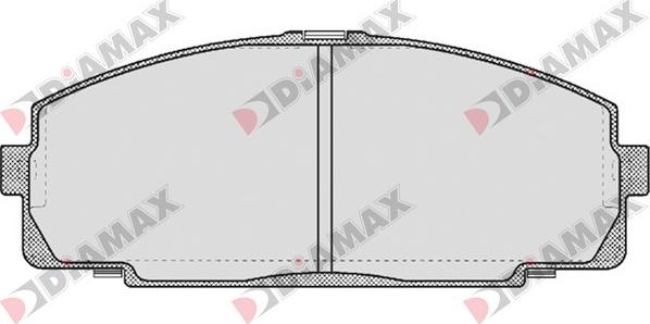 Diamax N09627 - Bremžu uzliku kompl., Disku bremzes ps1.lv