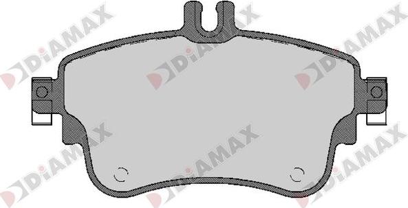 Diamax N09670 - Bremžu uzliku kompl., Disku bremzes ps1.lv