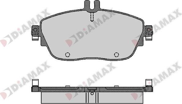 Diamax N09671 - Bremžu uzliku kompl., Disku bremzes ps1.lv