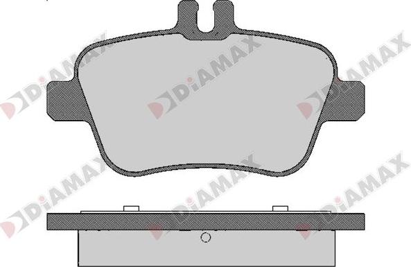 Diamax N09672 - Bremžu uzliku kompl., Disku bremzes ps1.lv