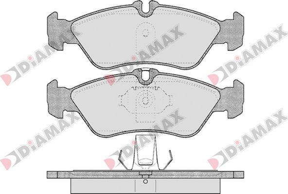 Diamax N09097 - Bremžu uzliku kompl., Disku bremzes ps1.lv