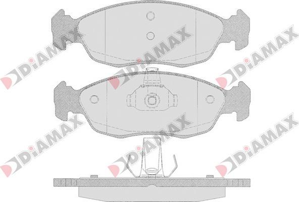 Diamax N09066 - Bremžu uzliku kompl., Disku bremzes ps1.lv