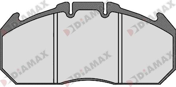 Diamax N09031 - Bremžu uzliku kompl., Disku bremzes ps1.lv