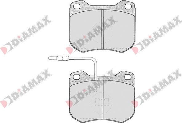 Diamax N09077 - Bremžu uzliku kompl., Disku bremzes ps1.lv