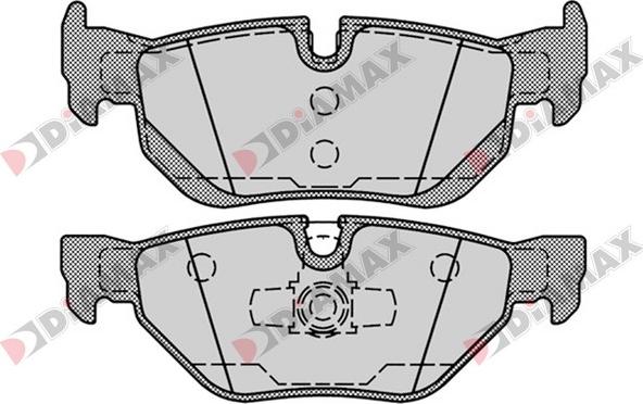 Diamax N09195 - Bremžu uzliku kompl., Disku bremzes ps1.lv