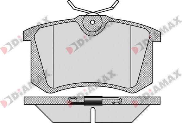 Diamax N09146 - Bremžu uzliku kompl., Disku bremzes ps1.lv