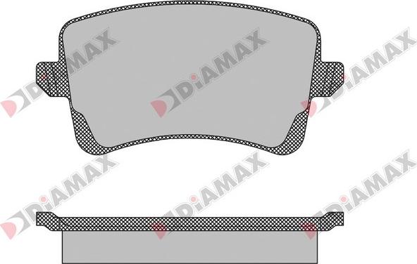 Diamax N09141 - Bremžu uzliku kompl., Disku bremzes ps1.lv