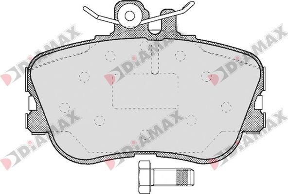 Diamax N09158 - Bremžu uzliku kompl., Disku bremzes ps1.lv