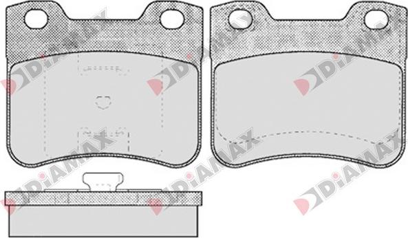 Diamax N09104 - Bremžu uzliku kompl., Disku bremzes ps1.lv