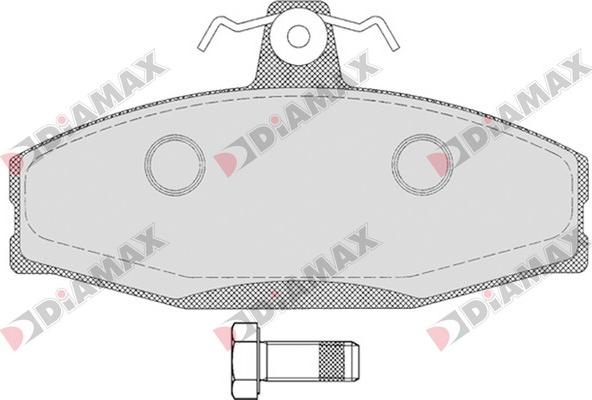 Diamax N09185 - Bremžu uzliku kompl., Disku bremzes ps1.lv