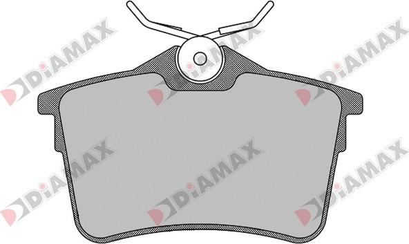 Diamax N09183 - Bremžu uzliku kompl., Disku bremzes ps1.lv