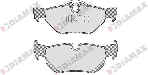 Diamax N09841 - Bremžu uzliku kompl., Disku bremzes ps1.lv