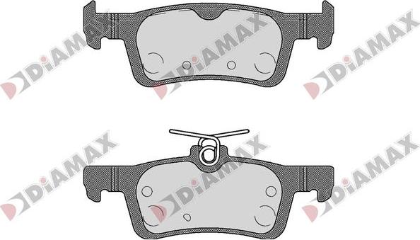 Diamax N09842 - Bremžu uzliku kompl., Disku bremzes ps1.lv