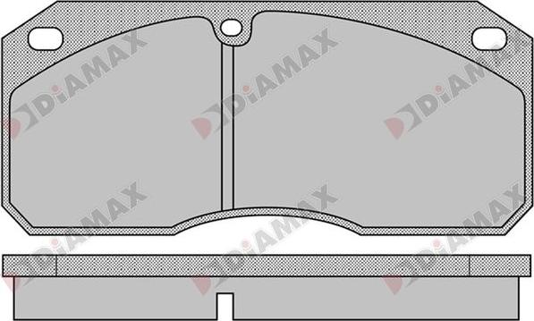 Diamax N09345 - Bremžu uzliku kompl., Disku bremzes ps1.lv