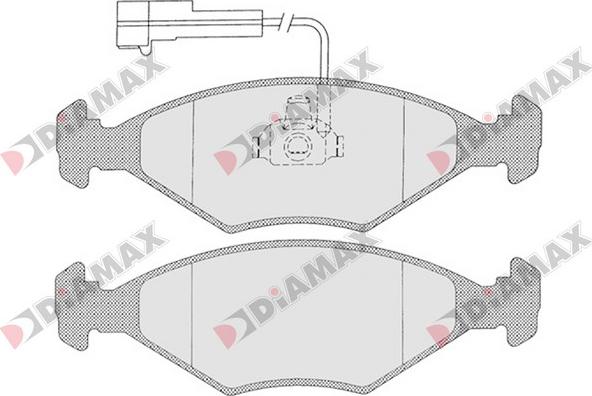 Diamax N09357 - Bremžu uzliku kompl., Disku bremzes ps1.lv