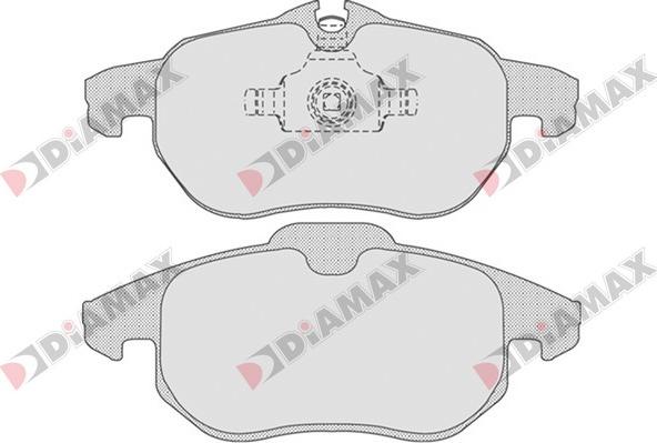 Diamax N09364 - Bremžu uzliku kompl., Disku bremzes ps1.lv